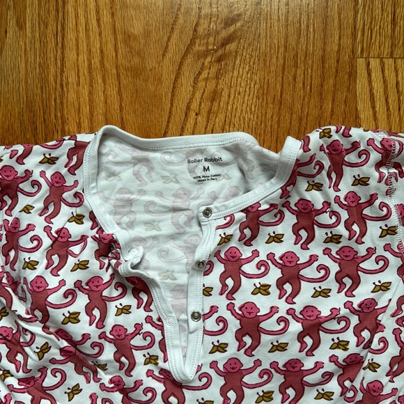 Pink monkeys roller rabbit pj’s!! - Picture 2 of 4